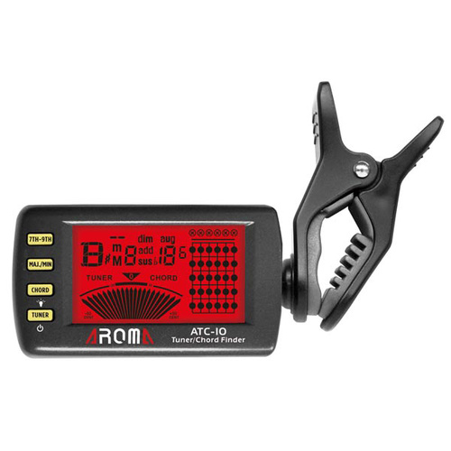 Aroma ATC-10  Clip on Tuner w Chord Finder