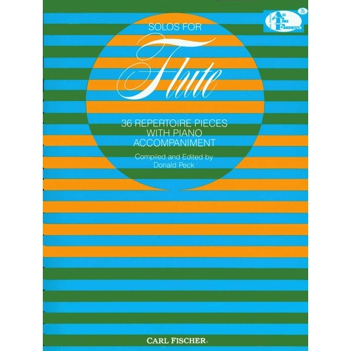 Solos for Flute: 36 Repertoire Pieces by Ed Peck, Carl Fischer, 153 Pages