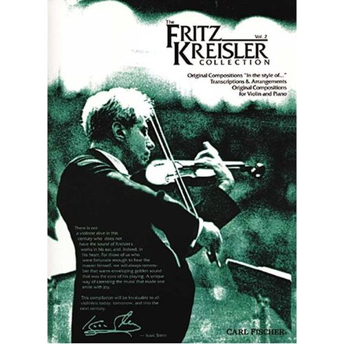 Fritz Kreisler Collection Book 2 Violin Piano (Softcover Book)