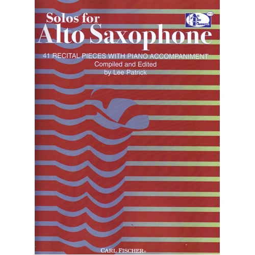 Solos for Alto Saxophone by Lee Patrick, 144 Pages, Carl Fischer