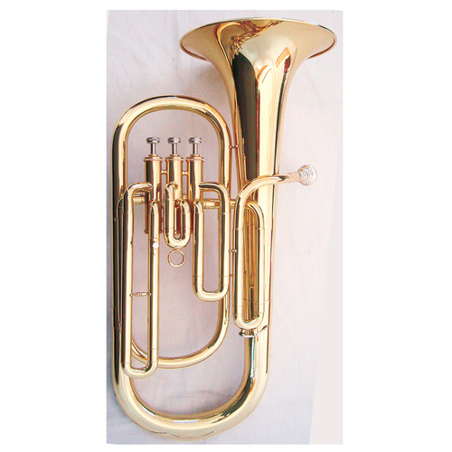 J.Michael TH650 Tenor Horn Bb Clear Lacquer Finish with Semi-Hard Carrying Case
