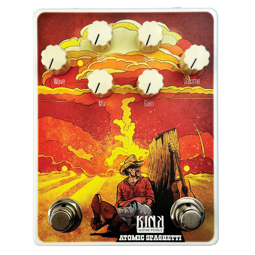 Kink Atomic Spaghetti Overdrive Tremolo Pedal - Zen Drive Based
