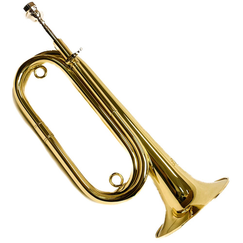 J.Michael TR152A Bb Bugle in Clear Lacquer Finish