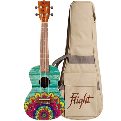 Flight AUC-33 Mansion Concert Ukulele with Gig Bag
