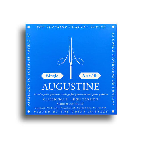 Augustine Classic Blue High Tension (A-5th) Single Classical Guitar String