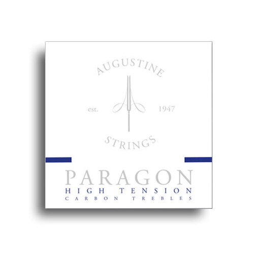 Augustine Paragon Blue Classical Guitar Strings - High Tension Carbon Trebles & Silver Basses, Made in New York, USA