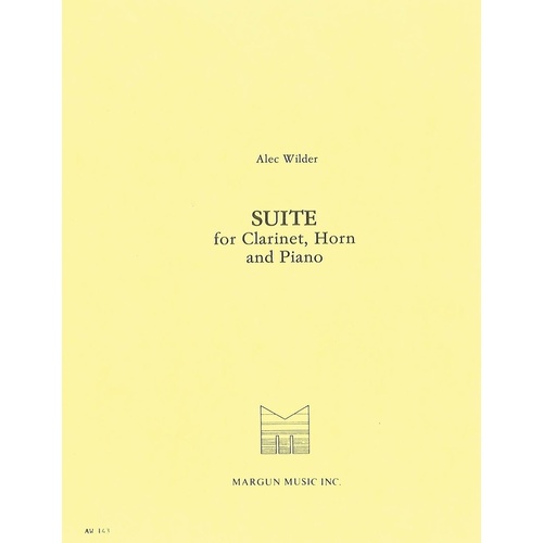 Suite For Clarinet Horn And Piano Set Cl Hn Pf Book