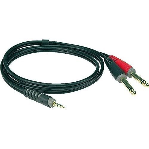 Klotz AY5-0100 1m Y-cable 3.5mm TRS - 2 x 1/4"