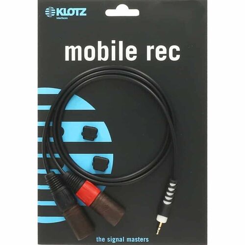 Klotz AY9-0200 2m Y-Cable 3.5 mm TRS - 2 x XLR male