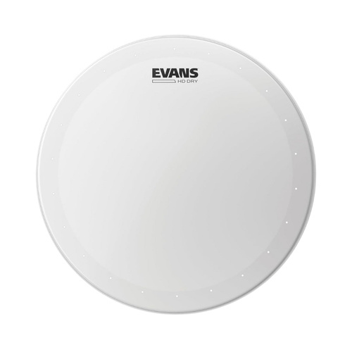 Evans Genera HD Dry Coated Drumhead - 8 Inch, Two-Ply Construction, Level 360 Technology, Durable, Focused Tone, Made in USA