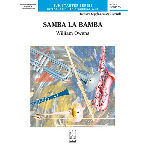 Samba La Bamba for Concert Band CB0.5 Full Score by William Owens