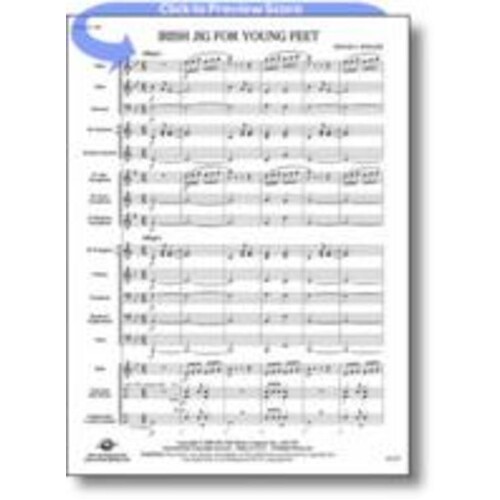 Irish Jig For Young Feet Concert Band Score/Parts Book