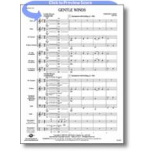 Gentle Winds Concert Band Score/Parts Book