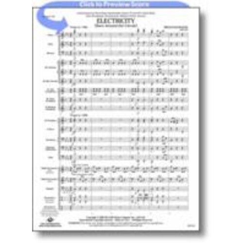 Electricity (Race Around The Circuit) Concert Band Score/Parts Book