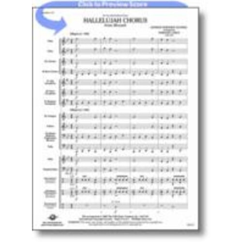 Hallelujah Chorus Arr Loest Concert Band Score/Parts Book