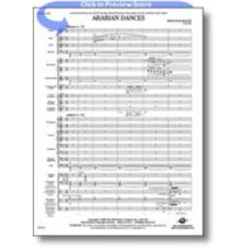 Arabian Dances Concert Band Score/Parts Book