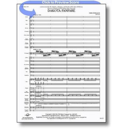 Dakota Fanfare Concert Band Score/Parts Book