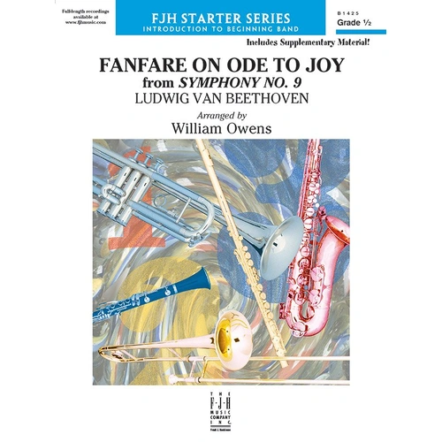 Fanfare on Ode to Joy CB0.5 SC/PTS Arranged by William Owens for Band