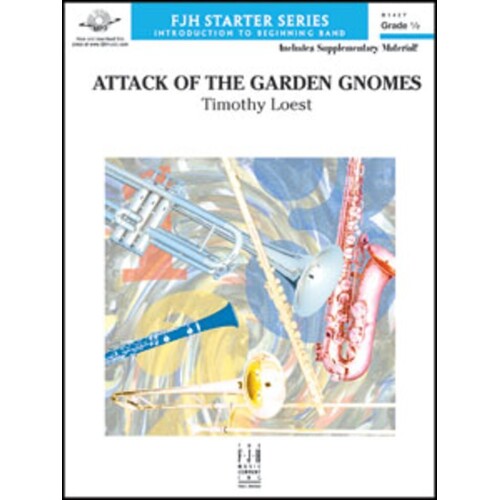 Attack Of The Garden Gnomes Concert Band Score/Parts Book