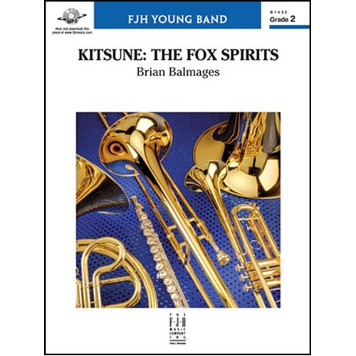Kitsune The Fox Spirit Concert Band Score/Parts Book