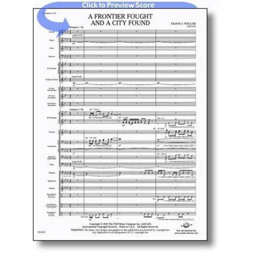 Frontier Fought And A City Found Concert Band Score/Parts Book