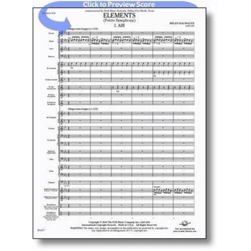Elements Concert Band 4 Score/Parts Book