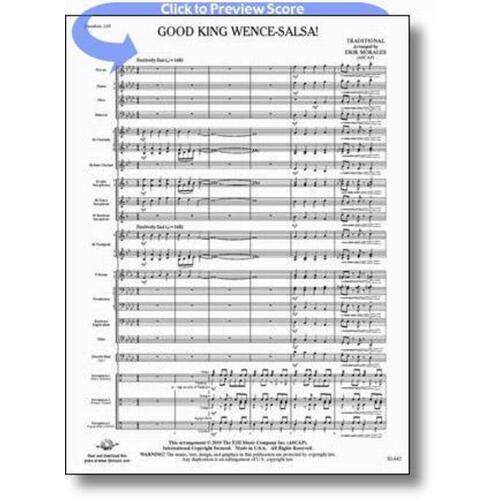 Good King Wence Salsa Arr Morales Concert Band Score/Parts Book