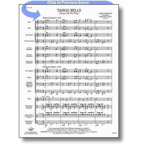 Tango Bells Concert Band Score/Parts Book