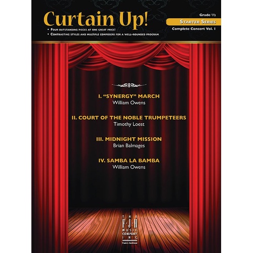 Curtain Up Starter Series Vol 1 Full Score for Band
