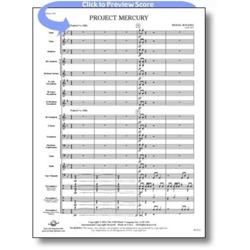 Project Mercury Concert Band 1.5 Score/Parts Book