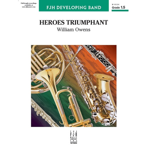 Heroes Triumphant CB1.5 SC/PTS by William Owens - Band Score