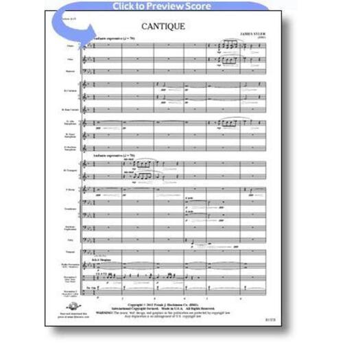 Cantique Concert Band 3 Score/Parts Book