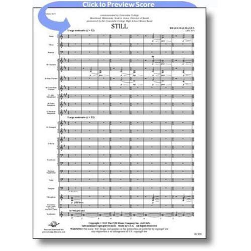 Still Concert Band 4 Score/Parts Book