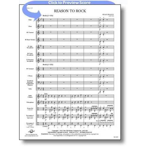 Reason To Rock Concert Band 1 Score/Parts Book
