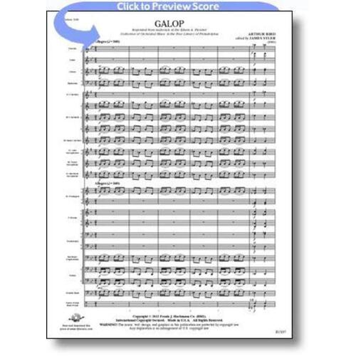 Galop Ed Syler Concert Band 4 Score/Parts Book