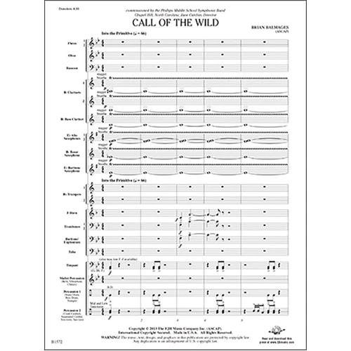 Call of the Wild CB3 SC/PTS by Brian Balmages