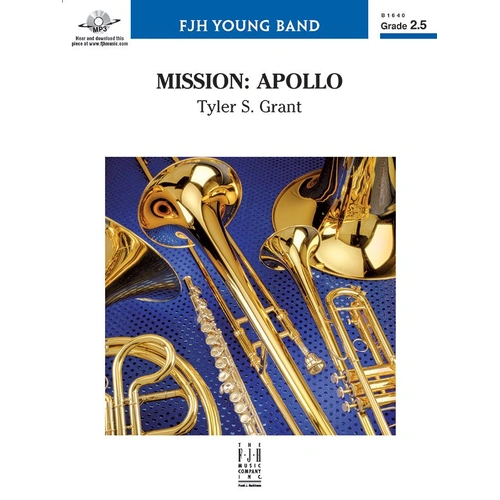Mission Apollo CB2.5 SC/PTS by Tyler S. Grant, Band Ensemble, FJH Music Company, 1 Page