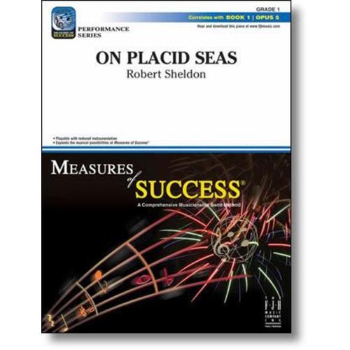 On Placid Seas Concert Band 1 Score/Parts Book
