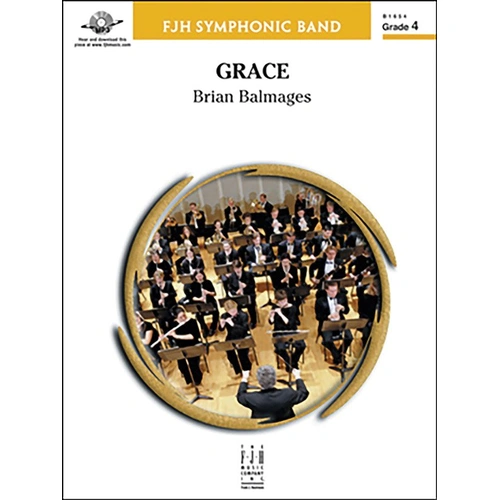 Grace CB4 SC/PTS by Brian Balmages, FJH Music Company, 1 Page