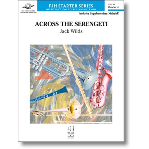 Across The Serengeti Concert Band0.5 Score/Parts Book