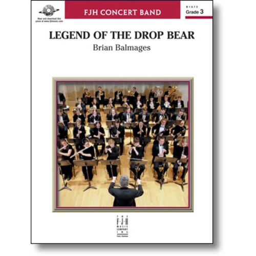 Legend Of The Drop Bear Concert Band 3 Score/Parts Book