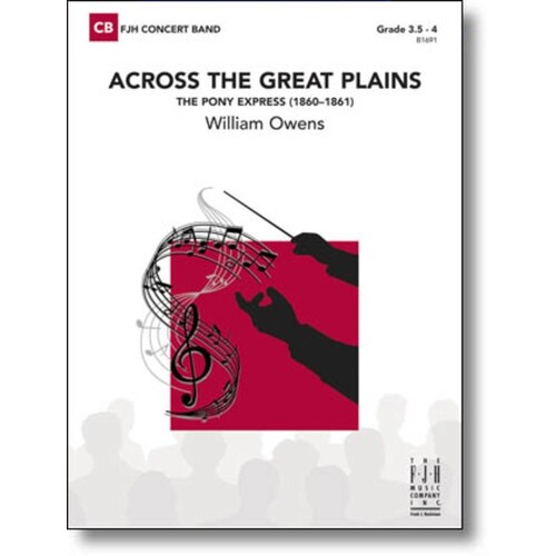 Across The Great Plains Concert Band 3.5-4 Score/Parts Book