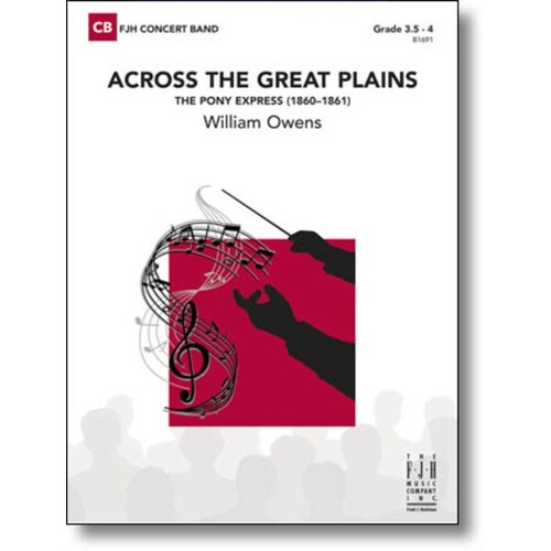 Across The Great Plains Concert Band 3.5-4 Score/Parts Book