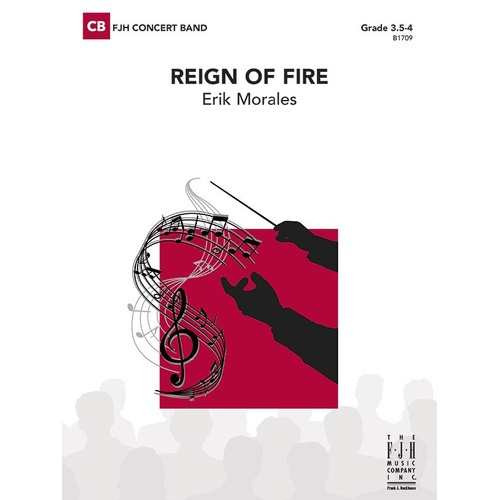 Reign of Fire CB3.5-4 SC/PTS by Erik Morales for Band - FJH Music Company