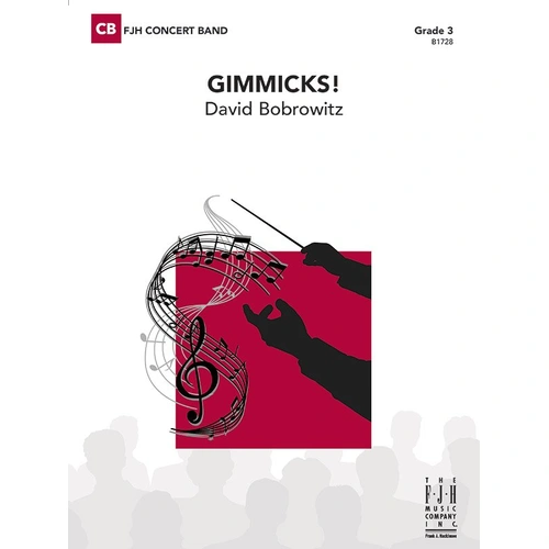 GIMMICKS! CB3 SC/PTS by David Bobrowitz for Band - FJH Music Company - 2:15