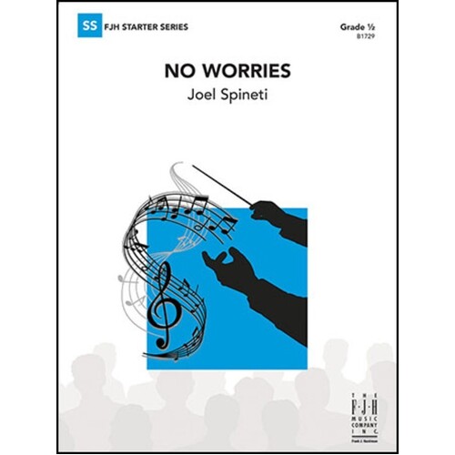 No Worries Concert Band0.5 Score/Parts Book