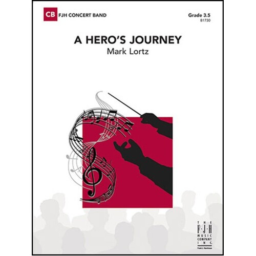 A Heros Journey Concert Band 3.5 Score/Parts Book
