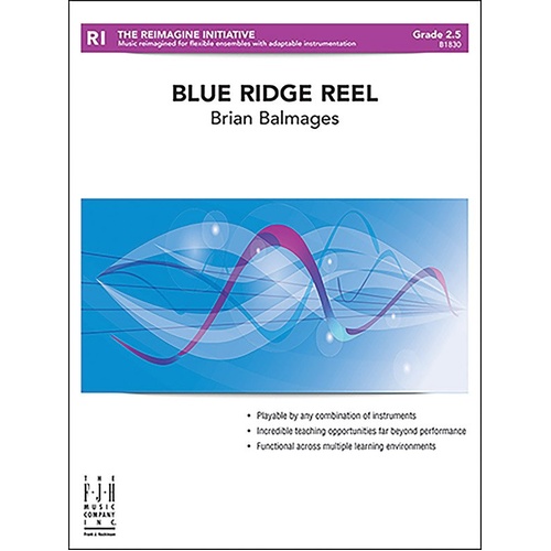 Blue Ridge Reel CB2.5 Adaptable 4-Part Orchestration for Piano and Percussion