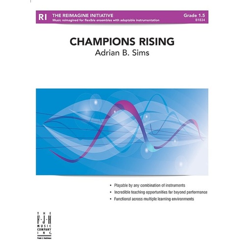Champions Rising CB1.5 3-Part Adaptable Score and Parts