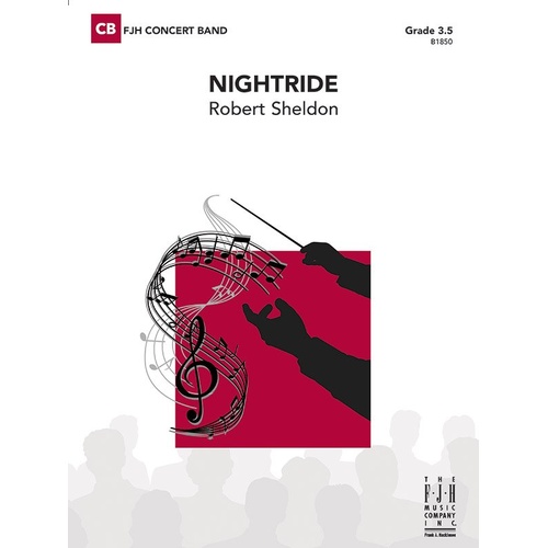 Nightride by Robert Sheldon for Band - FJH Music Company, 1 Page